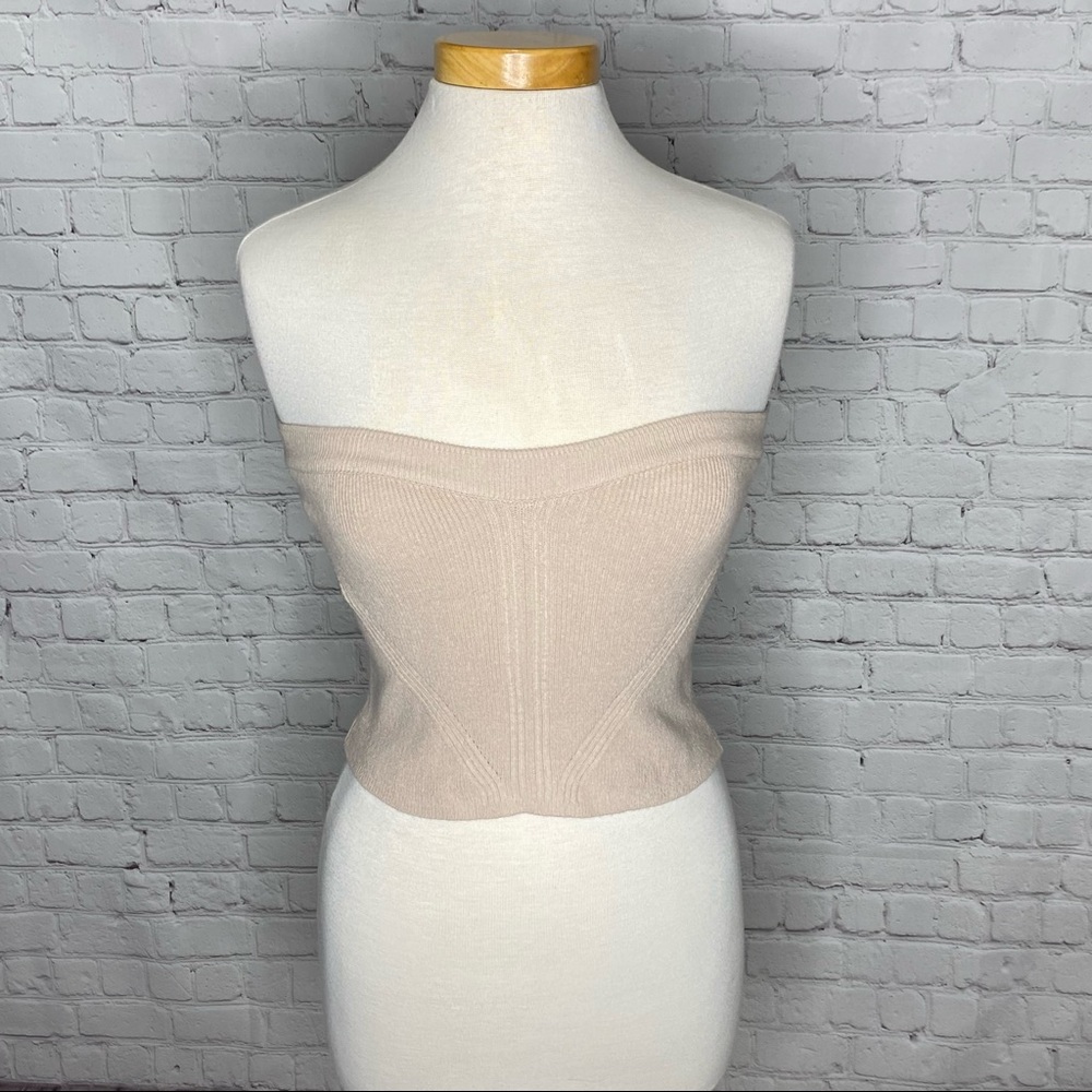 TOPSHOP Sweater Tube Top